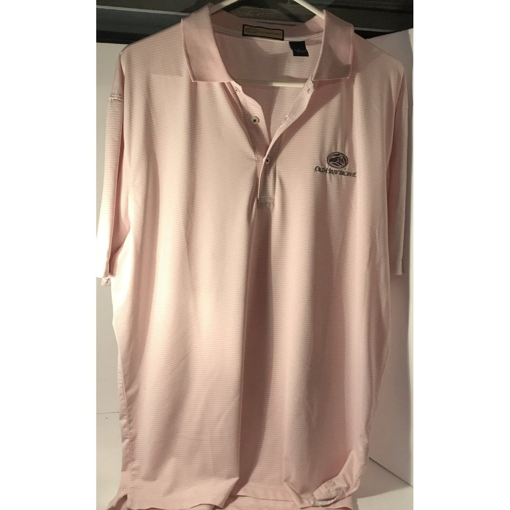 Old Hawthorne Golf Polo Shirt Mens Size Large Preowned